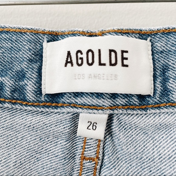 AGOLDE 90’s Loose Fit Light Wash Jeans SZ 26 A069C- 1141 - Picture 4 of 8